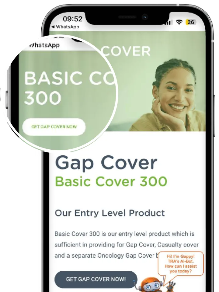 basic cover 300 page on mobile phone