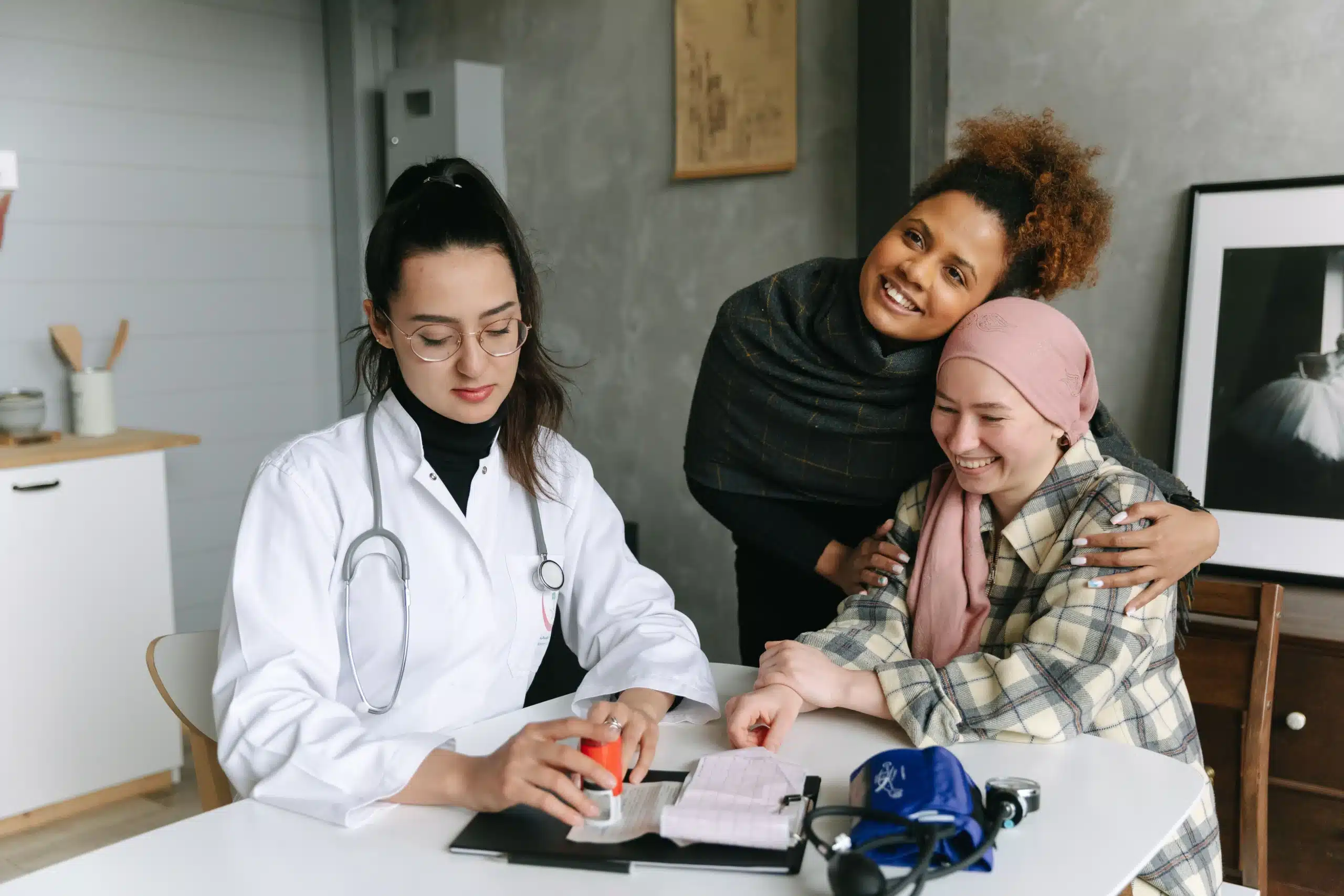 doctor discussing gap cover for womeen's health